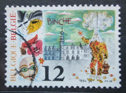 Poštová známka Belgicko 1986 Karneval v Binche Mi# 2253