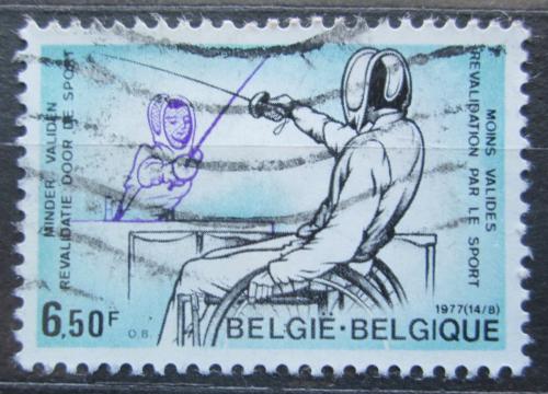 Poštová známka Belgicko 1977 Šerm Mi# 1916