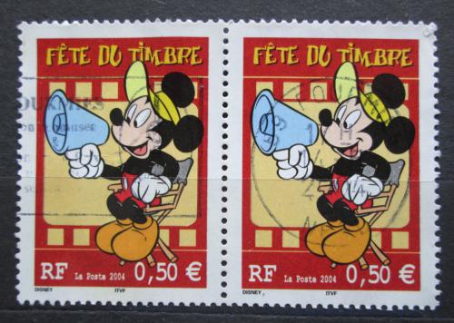 Poštové známky Francúzsko 2004 Mickey Mouse pár Mi# 3786