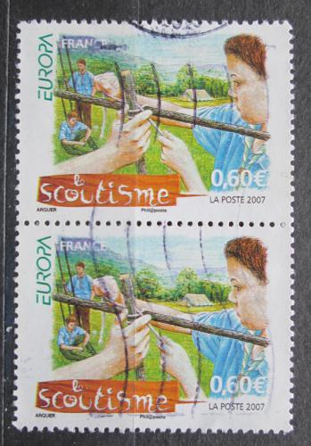 Poštové známky Francúzsko 2007 Európa CEPT, skauting pár Mi# 4257