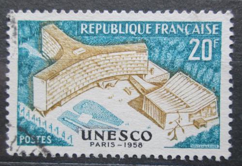Poštová známka Francúzsko 1958 Budova UNESCO v Paøíži Mi# 1214