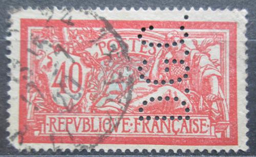 Poštová známka Francúzsko 1900 Alegorie perfin Mi# 96 x
