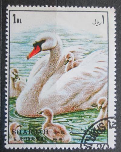 Poštová známka Šardžá 1972 Labutì Mi# 1190