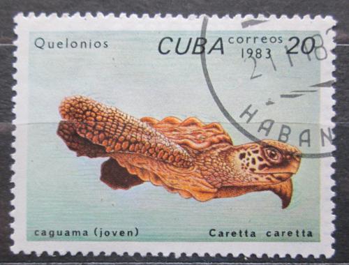 Poštová známka Kuba 1983 Kareta obecná Mi# 2769