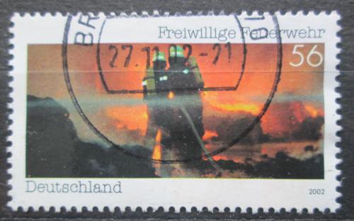 Poštová známka Nemecko 2002 Dobrovolní hasièi Mi# 2275