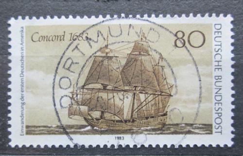 Poštová známka Nemecko 1983 Plachetnice Mi# 1180