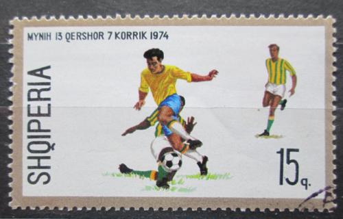 Poštová známka Albánsko 1974 MS ve futbale Mi# 1689