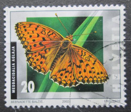 Poštová známka Švýcarsko 2002 Mesoacidalia aglaja Mi# 1803