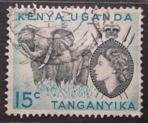 Poštová známka K-U-T 1954 Slon africký Mi# 94