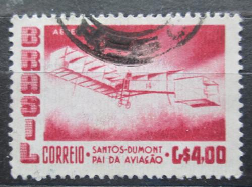 Poštová známka Brazílie 1956 Lietadlo Mi# 904