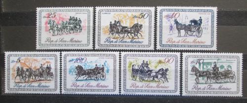Poštové známky San Marino 1969 Dostavníky Mi# 929-35