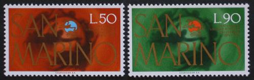 Poštové známky San Marino 1974 UPU, 100. výroèie Mi# 1075-76