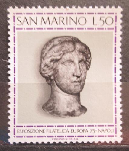 Poštová známka San Marino 1975 Mramorová hlava Afrodité Mi# 1096