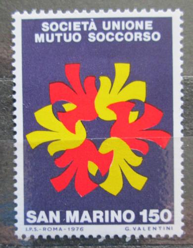 Poštová známka San Marino 1976 Società Unione di Mutuo Soccorso Mi# 1121