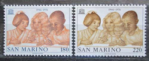 Poštové známky San Marino 1976 UNESCO, 30. výroèie Mi# 1123-24