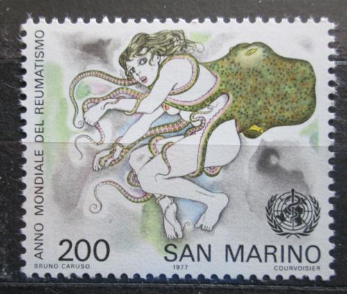 Poštová známka San Marino 1977 Boj proti revmatismu Mi# 1149