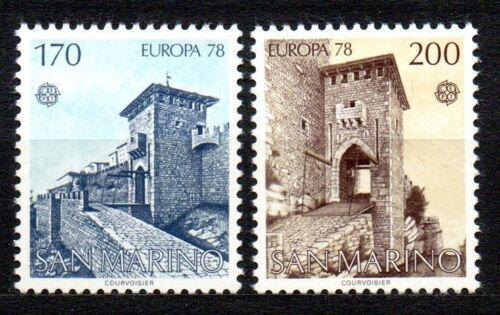 Poštové známky San Marino 1978 Európa CEPT, architektura Mi# 1156-57