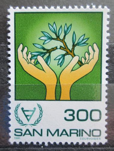 Poštová známka San Marino 1981 Medzinárodný rok postižených Mi# 1229