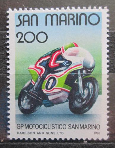 Poštová známka San Marino 1981 Závodní motocykl Mi# 1236 