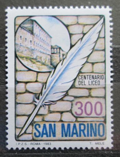 Poštová známka San Marino 1983 Gymnázium, 100. výroèie Mi# 1277