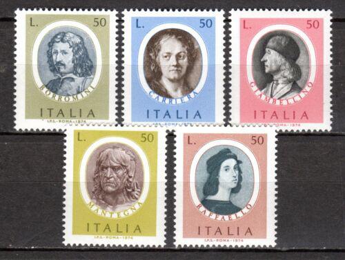Poštové známky Taliansko 1974 Osobnosti Mi# 1442-46
