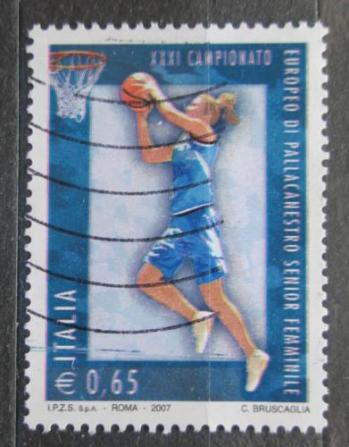 Poštová známka Taliansko 2007 ME v basketbalu Mi# 3199