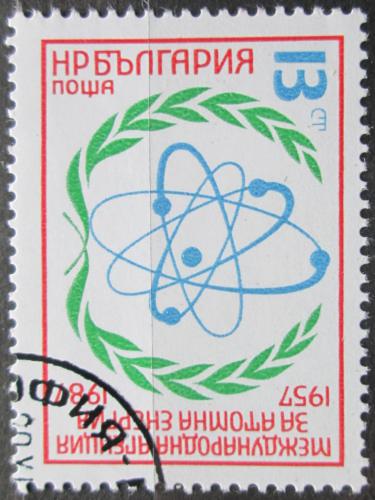 Poštová známka Bulharsko 1987 Model atomu Mi# 3604