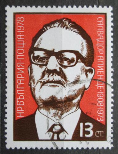 Poštová známka Bulharsko 1978 Salvador Allende, prezident Èile Mi# 2718