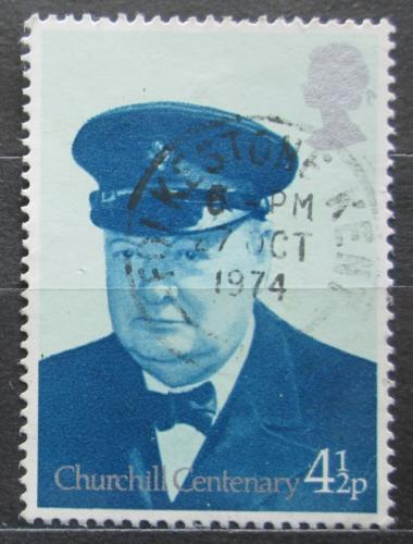 Poštová známka Ve¾ká Británia 1974 Winston Churchill Mi# 659Ve¾ká Británia 1974 Winston Churchill Mi# 659Ve¾ká Británia 1974 Wi