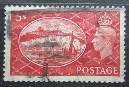 Poštová známka Ve¾ká Británia 1951 Krá¾ Juraj VI. a Dover Mi# 252