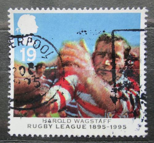 Poštová známka Ve¾ká Británia 1995 Harold Wagstaff, rugby Mi# 1591