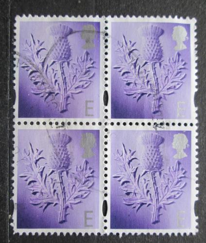 Poštové známky Skotsko 1999 Bodlák ètyøblok Mi# 79 Kat 6€