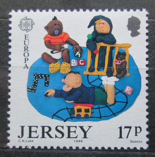 Poštová známka Jersey 1989 Európa CEPT, dìtské hry Mi# 476