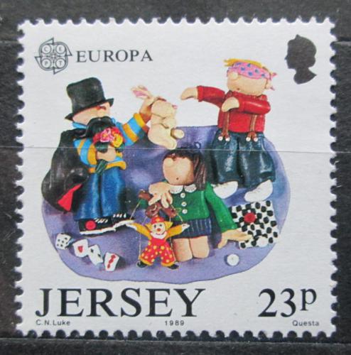 Poštová známka Jersey 1989 Európa CEPT, dìtské hry Mi# 478
