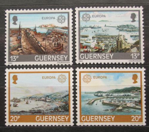 Poštovní známky Guernsey, Velká Británie 1983 Evropa CEPT Mi# 265-68