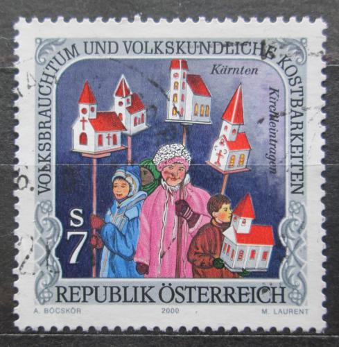 Poštová známka Rakúsko 2000 Folklór Mi# 2302
