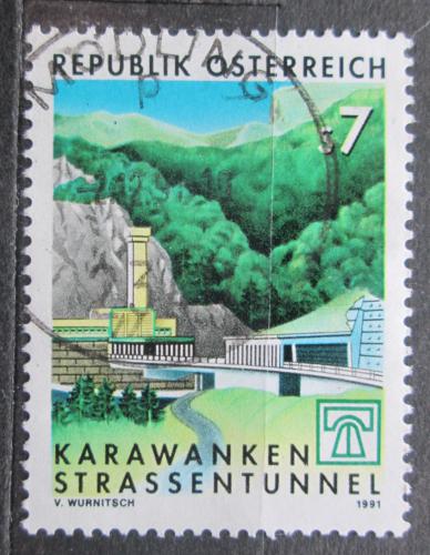 Potov znmka Raksko 1991 Tunel v poho Karawanken Mi# 2033 - zvi obrzok