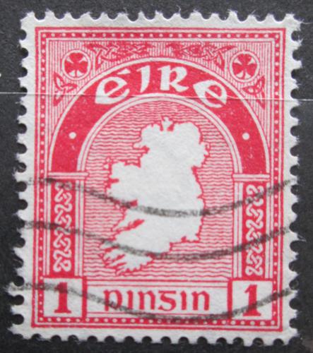 Poštová známka Írsko 1923 Mapa Mi# 41