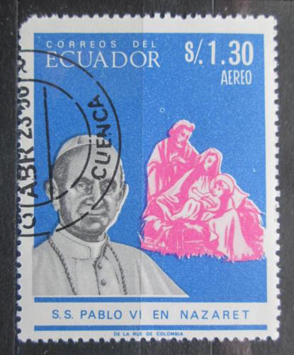 Poštová známka Ekvádor 1966 Papež Pavel VI. Mi# 1243