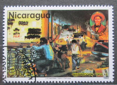 Potov znmka Nikaragua 1980 Poulin boj Mi# 2112