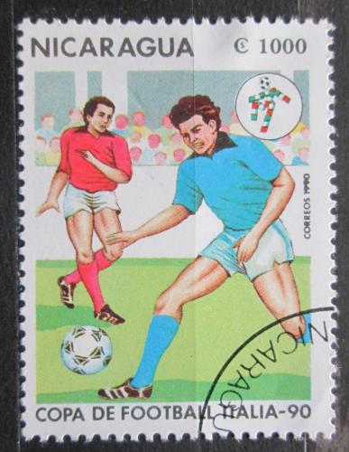 Poštová známka Nikaragua 1990 MS ve futbalu Mi# 2986