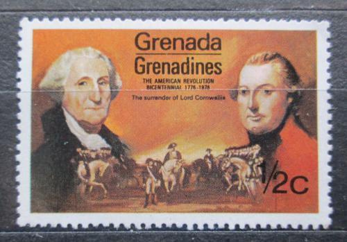 Poštová známka Grenada Gren. 1975 Nezávislost USA, 200. výroèie Mi# 95