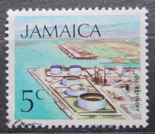 Poštová známka Jamajka 1972 Ropná rafinérie Mi# 349