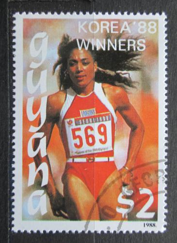 Poštová známka Guyana 1989 LOH Soul, Florence Griffith-Joyner Mi# 2494