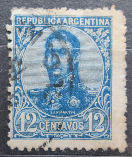 Poštová známka Argentína 1909 Generál José Francisco de San Martín Mi# 130