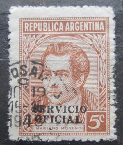 Poštová známka Argentína 1938 Mariano Moreno, politik, služobná Mi# 35 IIX