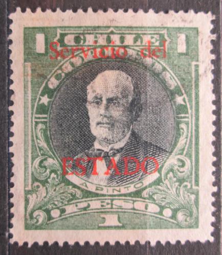 Poštová známka Èile 1928 Prezident F. A. Pinto, služobná Mi# 27