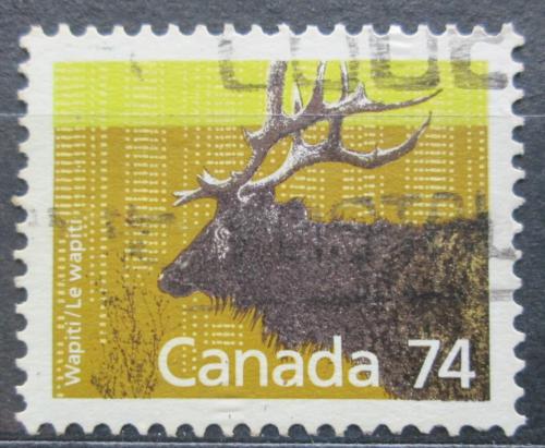 Poštová známka Kanada 1988 Jelen Wapiti Mi# 1073