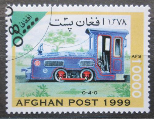 Potov znmka Afganistan 1999 Dieselov lokomotva Mi# 1849
