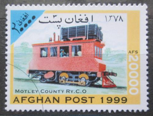 Potov znmka Afganistan 1999 Dieselov lokomotva Mi# 1850 
